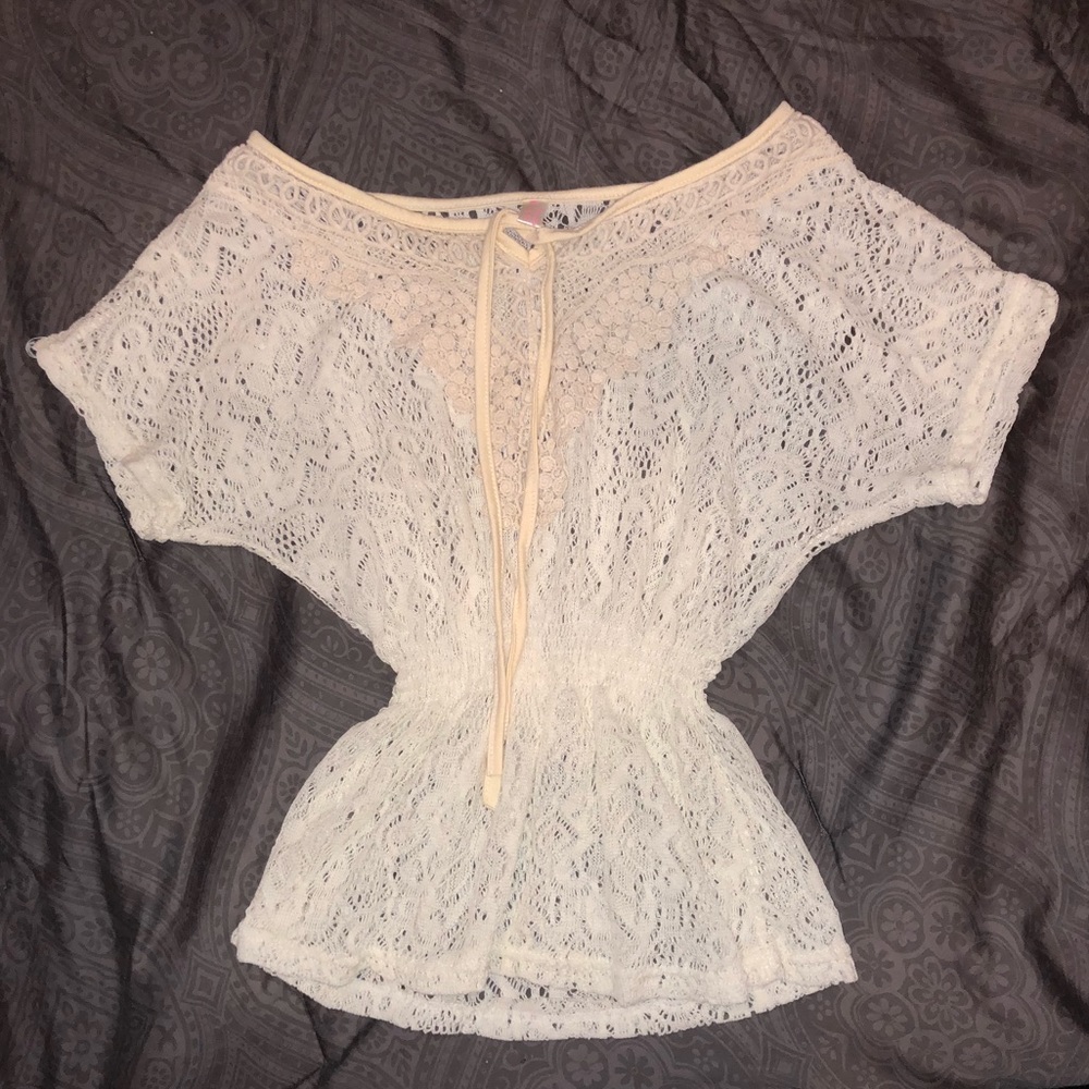 Crochet style blouse